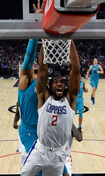 Kawhi's 30 propels Clippers to 111-96 win over Hornets